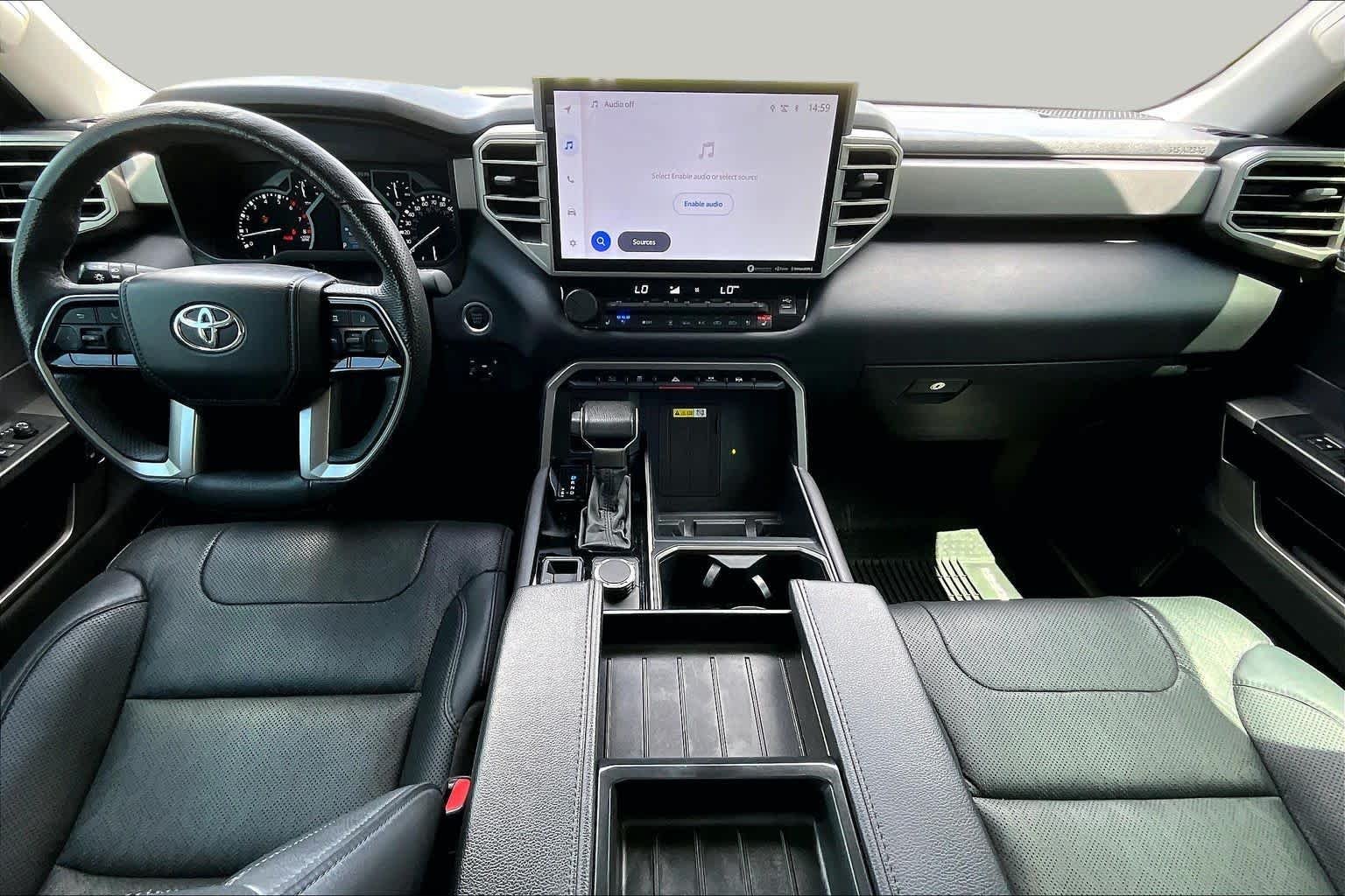Used 2023 Midnight Black Metallic Toyota Limited image 16
