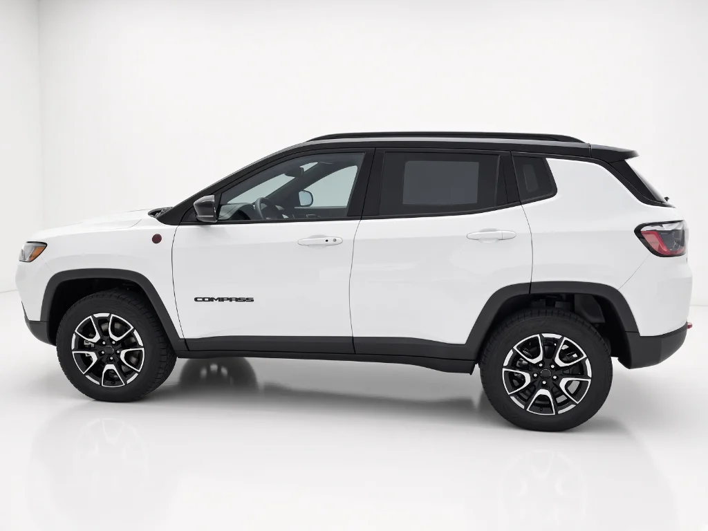 New 2026 Bright White Clear-Coat Exterior Paint Jeep Trailhawk image 7