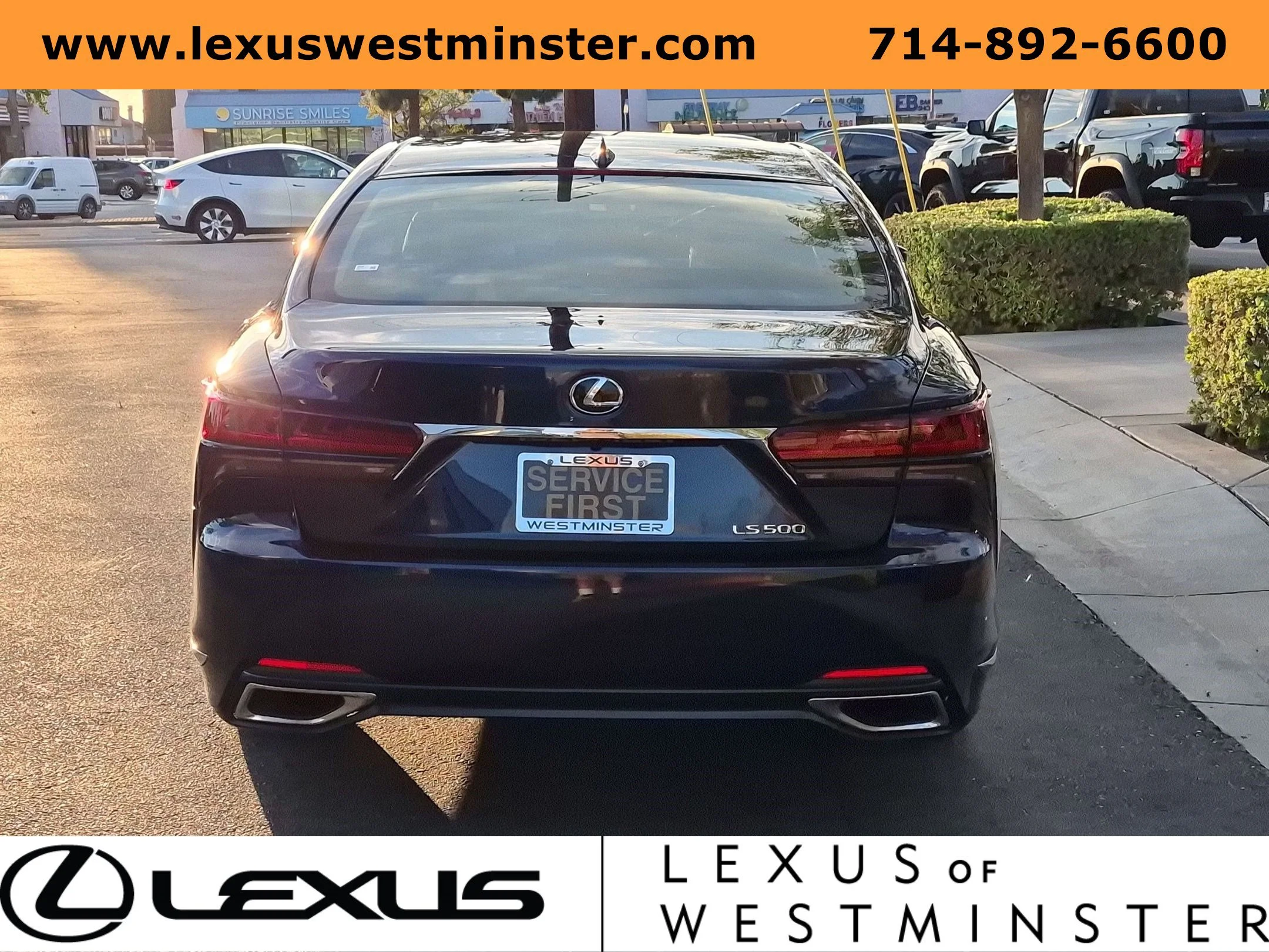 Certified Used 2021 Blue Lexus LS 500 image 9