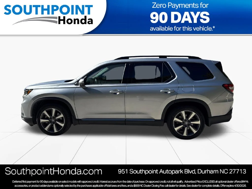 Used 2025 Lunar Silver Metallic Honda Touring image 4