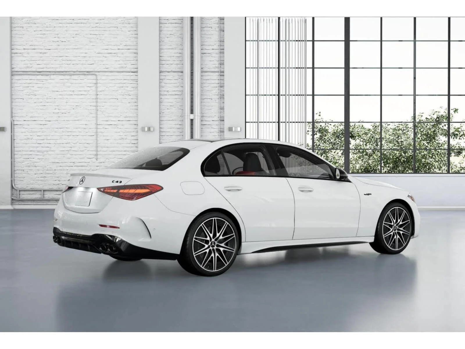 New 2026 Polar White Mercedes-Benz AMG® C 43 4MATIC Sedan image 18