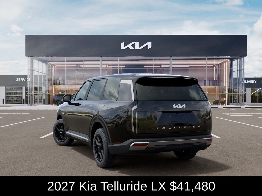 New 2027 Ebony Black Kia LX image 5