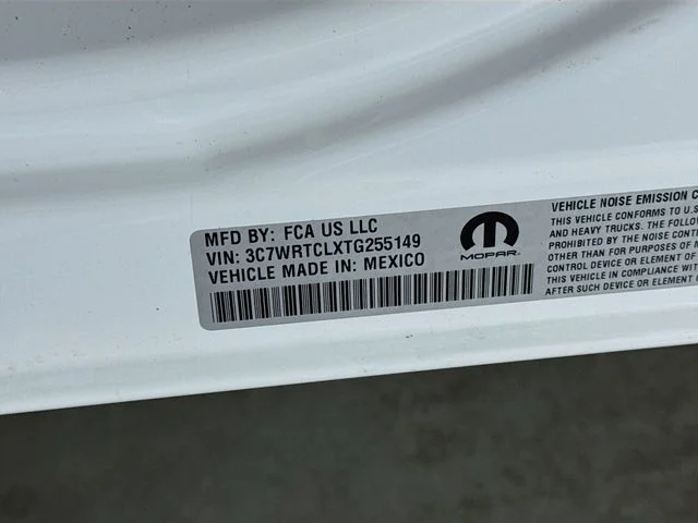 New 2026 Bright White Clear-Coat Exterior Paint RAM TRADESMAN image 28