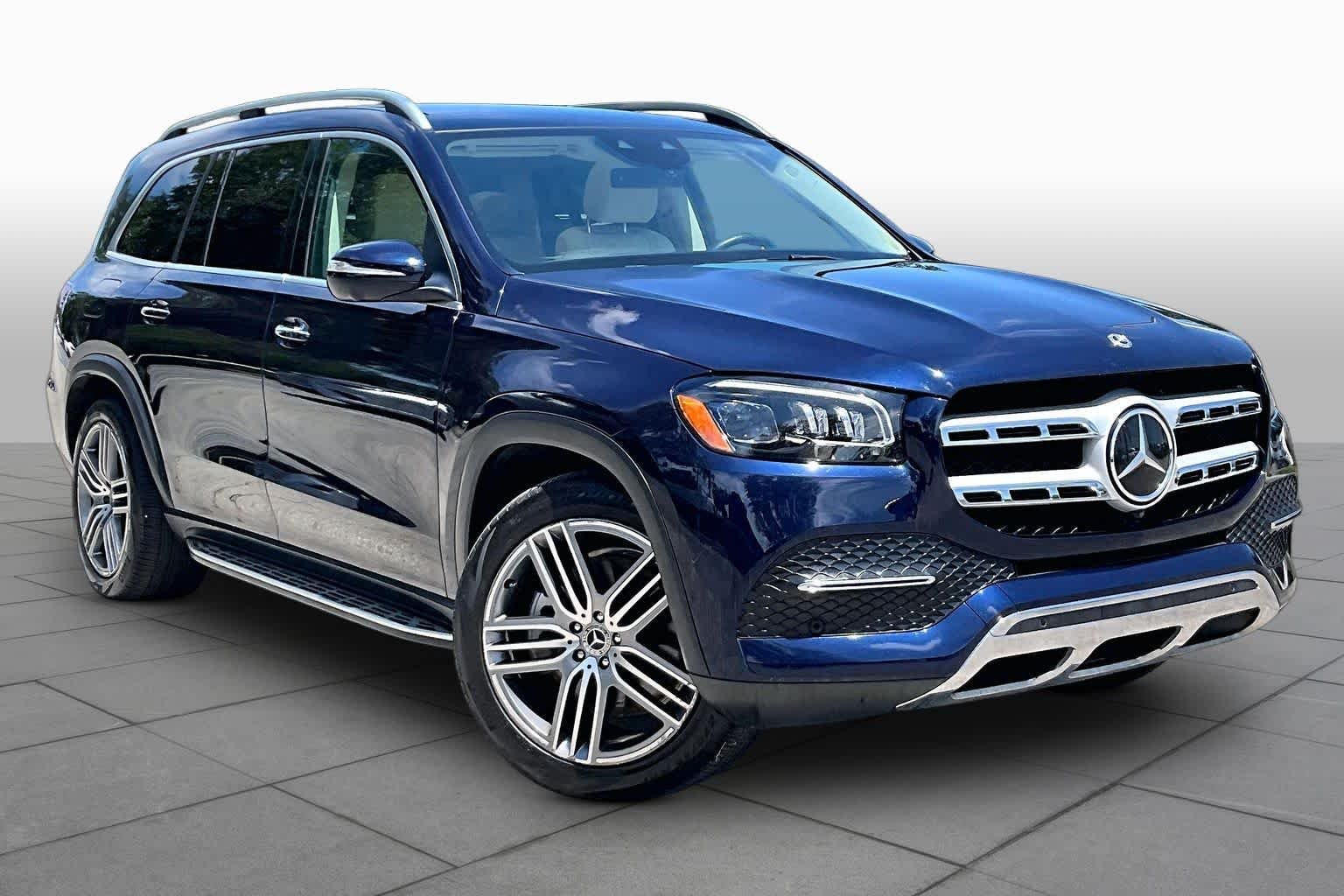 Used 2021 Lunar Blue Metallic Mercedes-Benz GLS 450 image 3