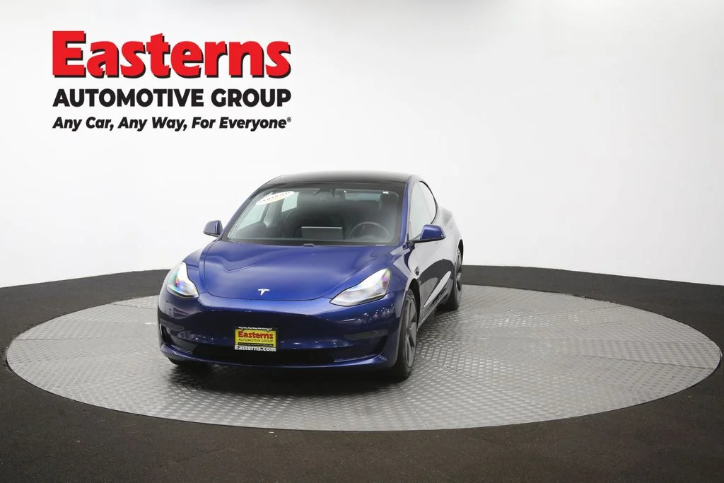 Used 2021 Blue Tesla Standard Range Plus image 48
