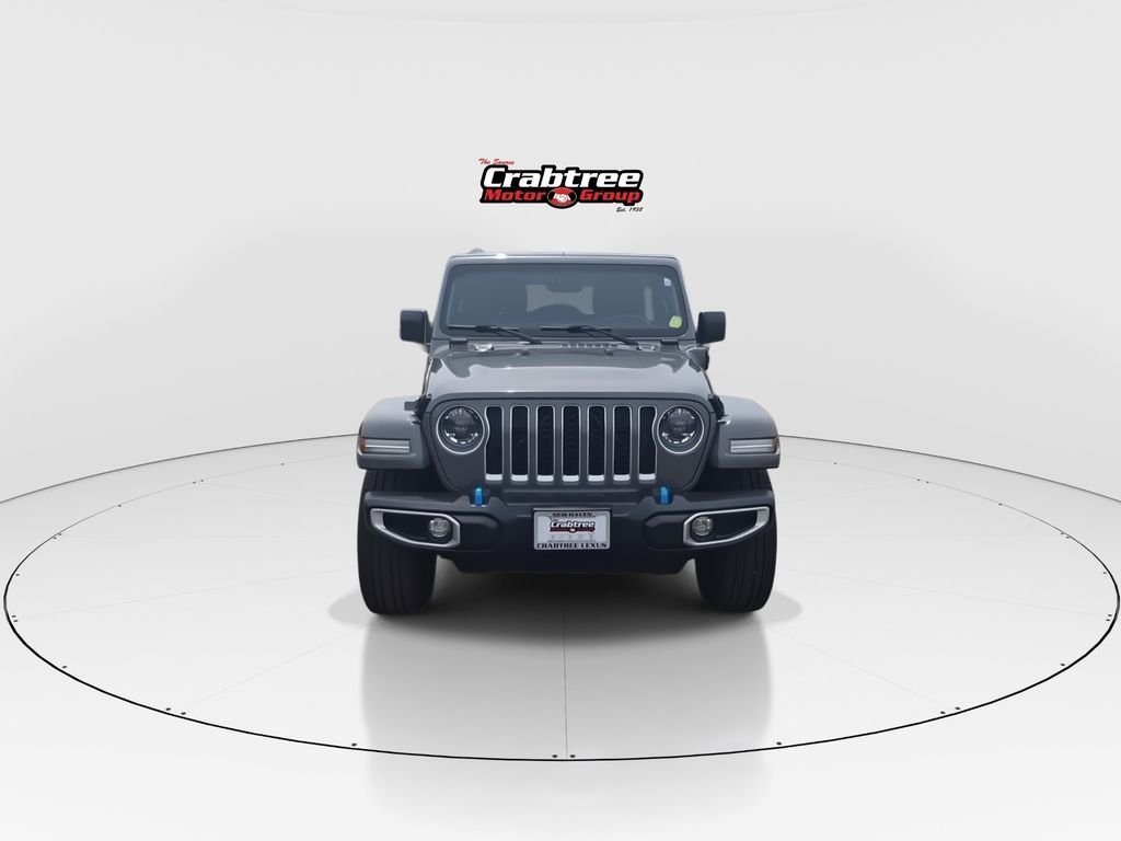 Used 2023 Gray Jeep Sahara 4xe image 3
