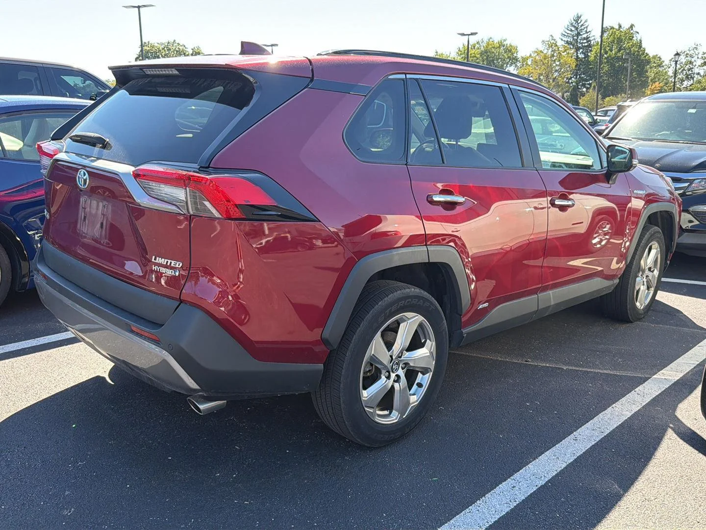 Used 2020 Ruby Flare Pearl Toyota Limited image 3