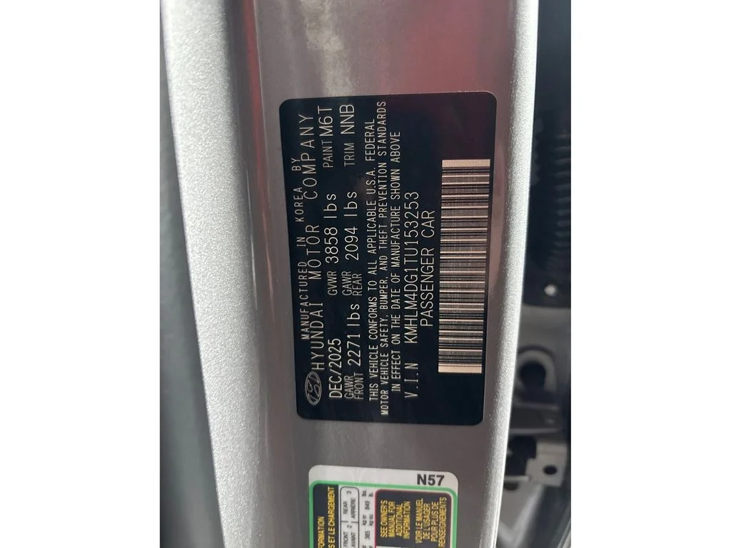New 2026 Silver Hyundai SEL Sport image 12