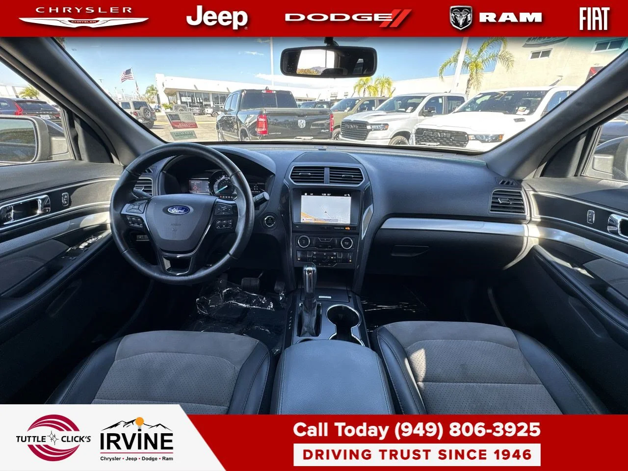 Used 2017 Shadow Black Ford XLT image 2