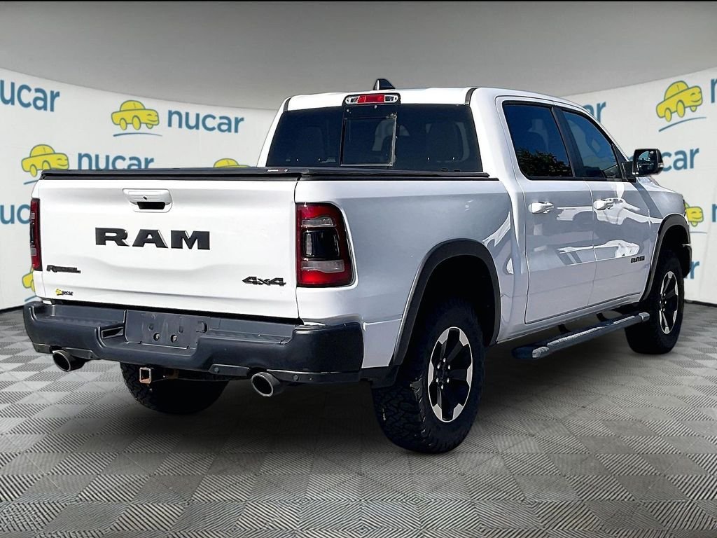 Used 2021 Bright White Clearcoat Ram Rebel image 6