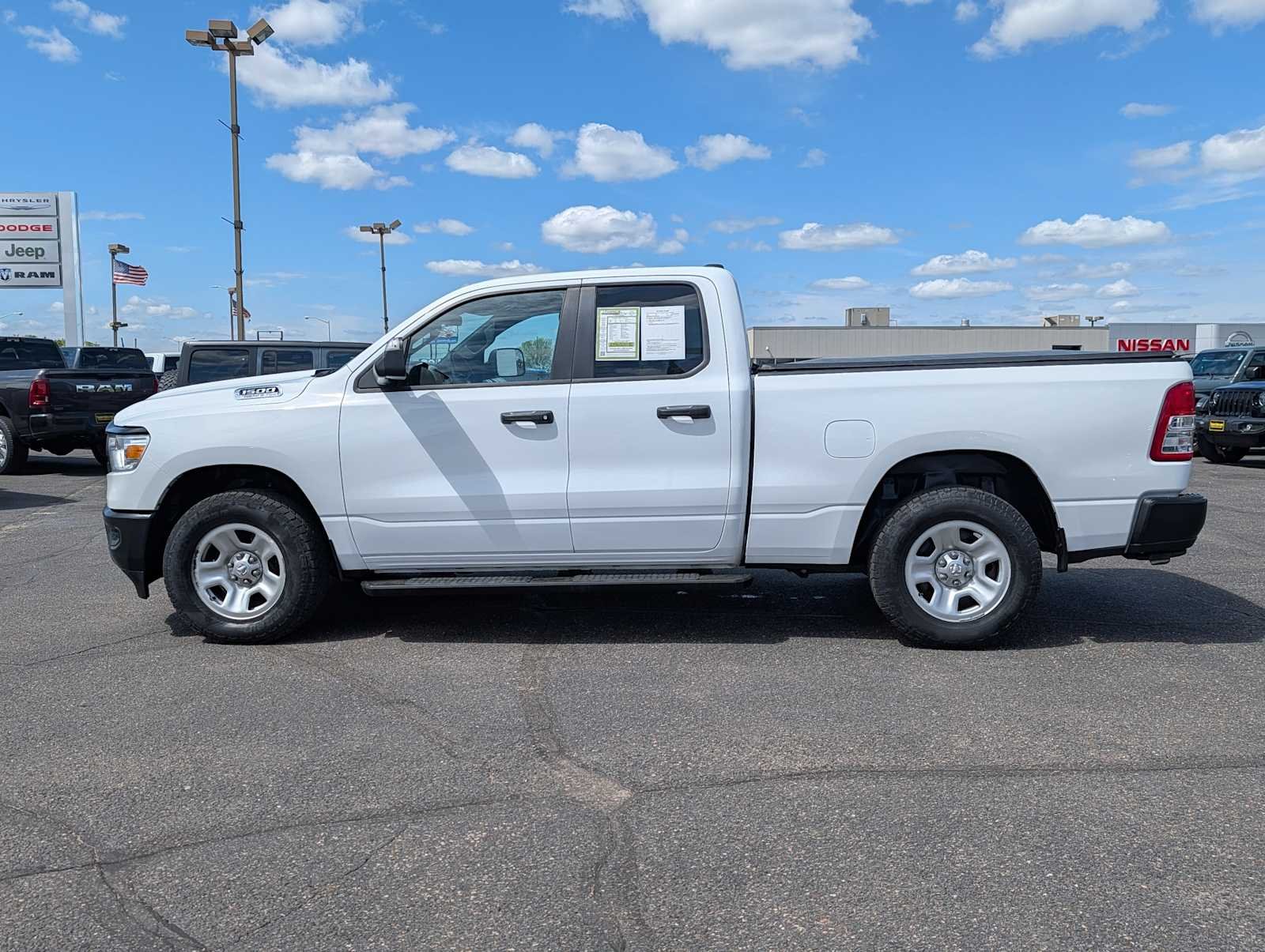 Used 2022 Bright White Clearcoat Ram Tradesman image 4