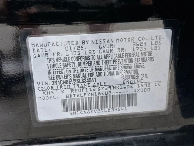 Used 2025 Black Nissan 1.6 SV image 40