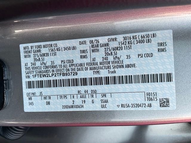 New 2026 Iconic Silver Metallic Ford STX® image 42