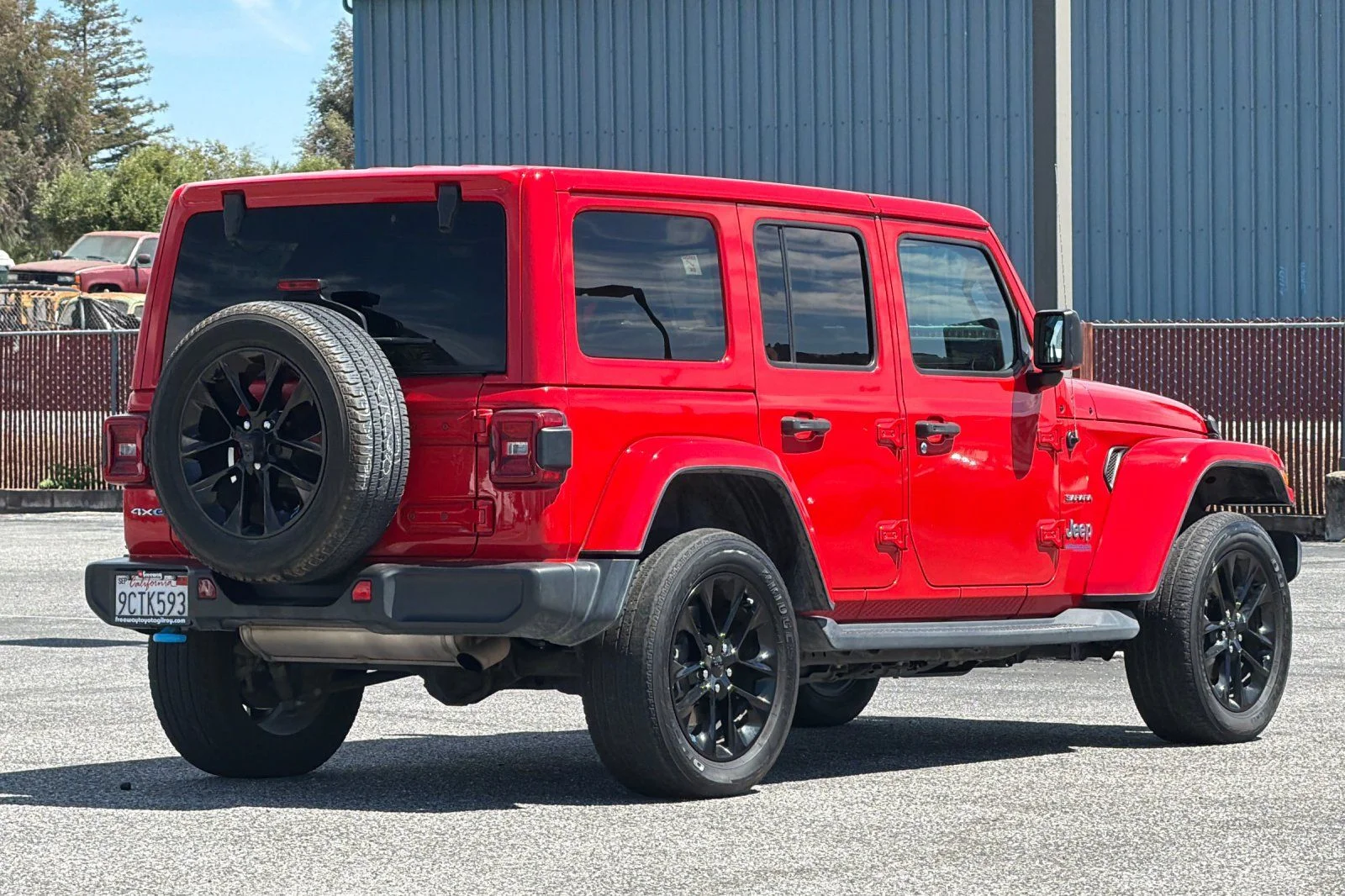 Used 2022 Red Jeep Unlimited Sahara 4xe image 5