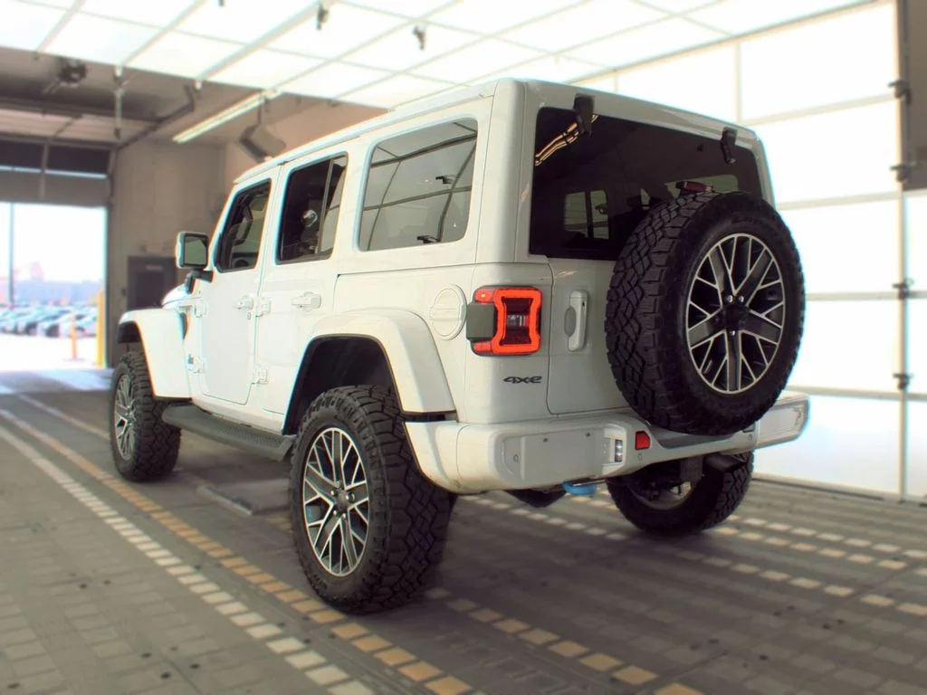Used 2023 White Jeep Sahara 4xe image 4