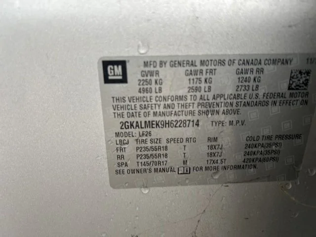 Used 2017 Silver GMC SLE-1 image 14
