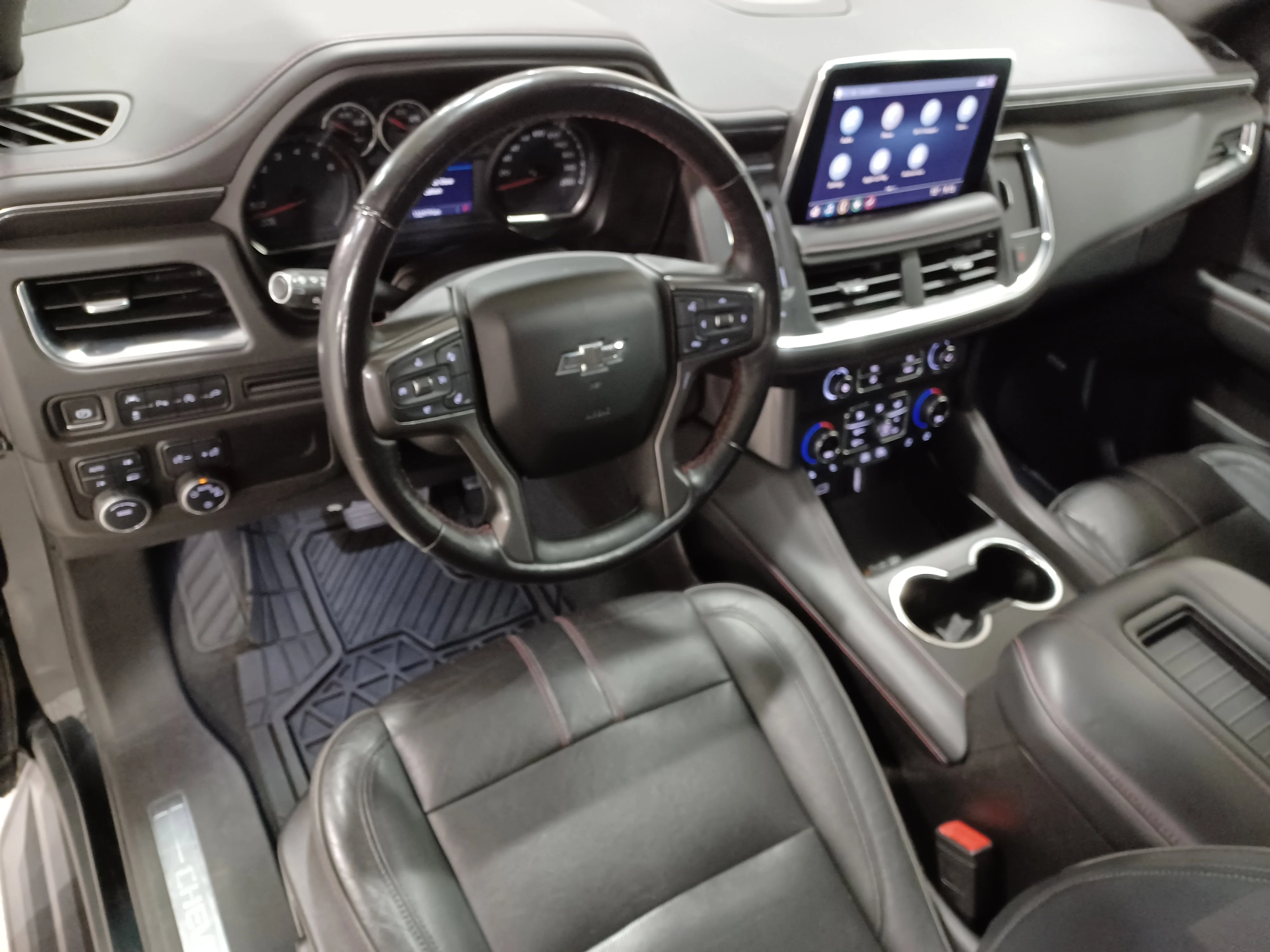 Certified Used 2021 Black Chevrolet RST 4x4*8 Pass | Adaptive Cruise | Remote Start | 360 Cam | Htd Leather | Htd Wheel | Park Assist image 14