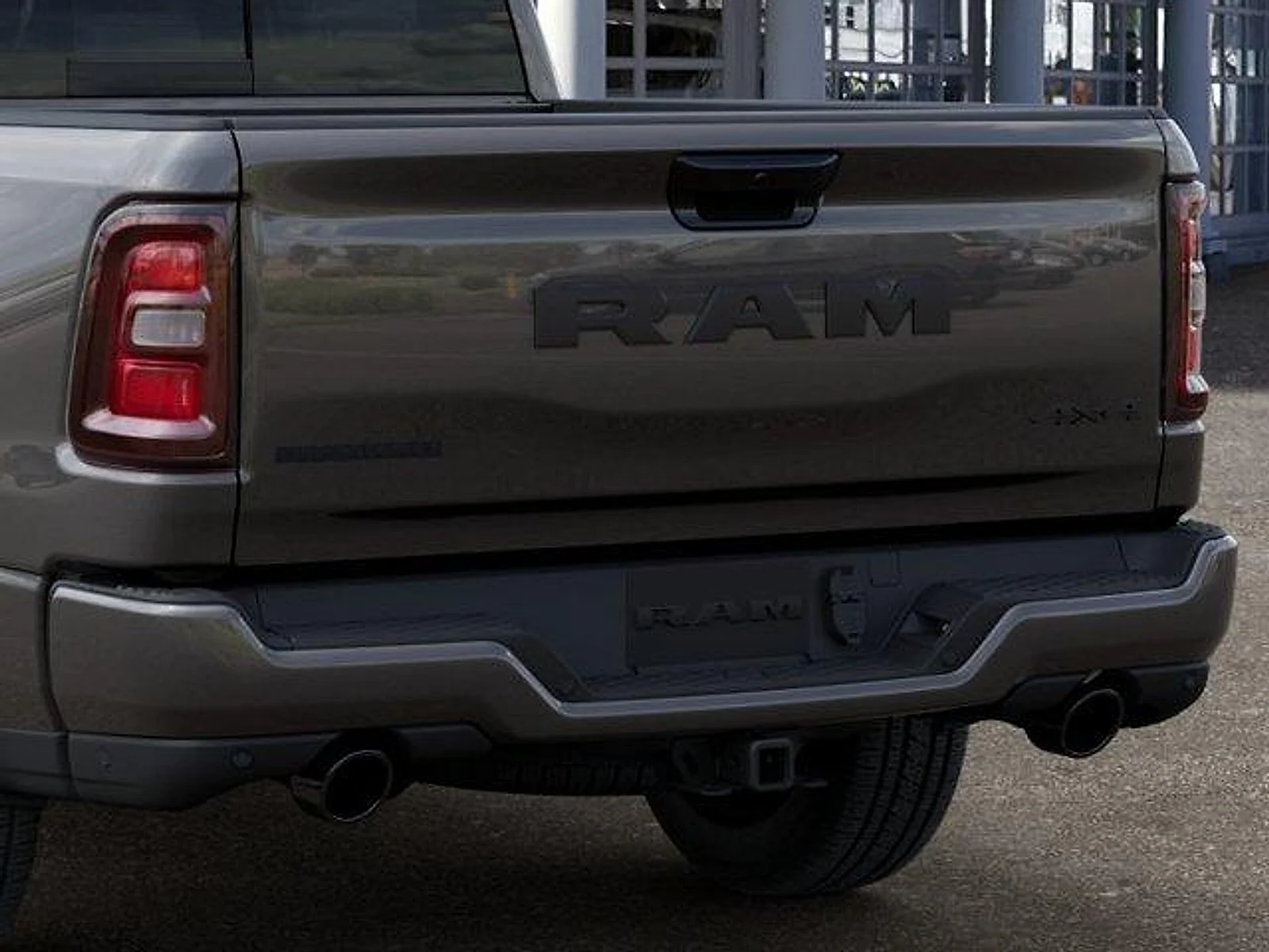 New 2026 Granite Crystal Metallic Clear-Coat Exterior Paint RAM Big Horn Quad Cab 4x2 6