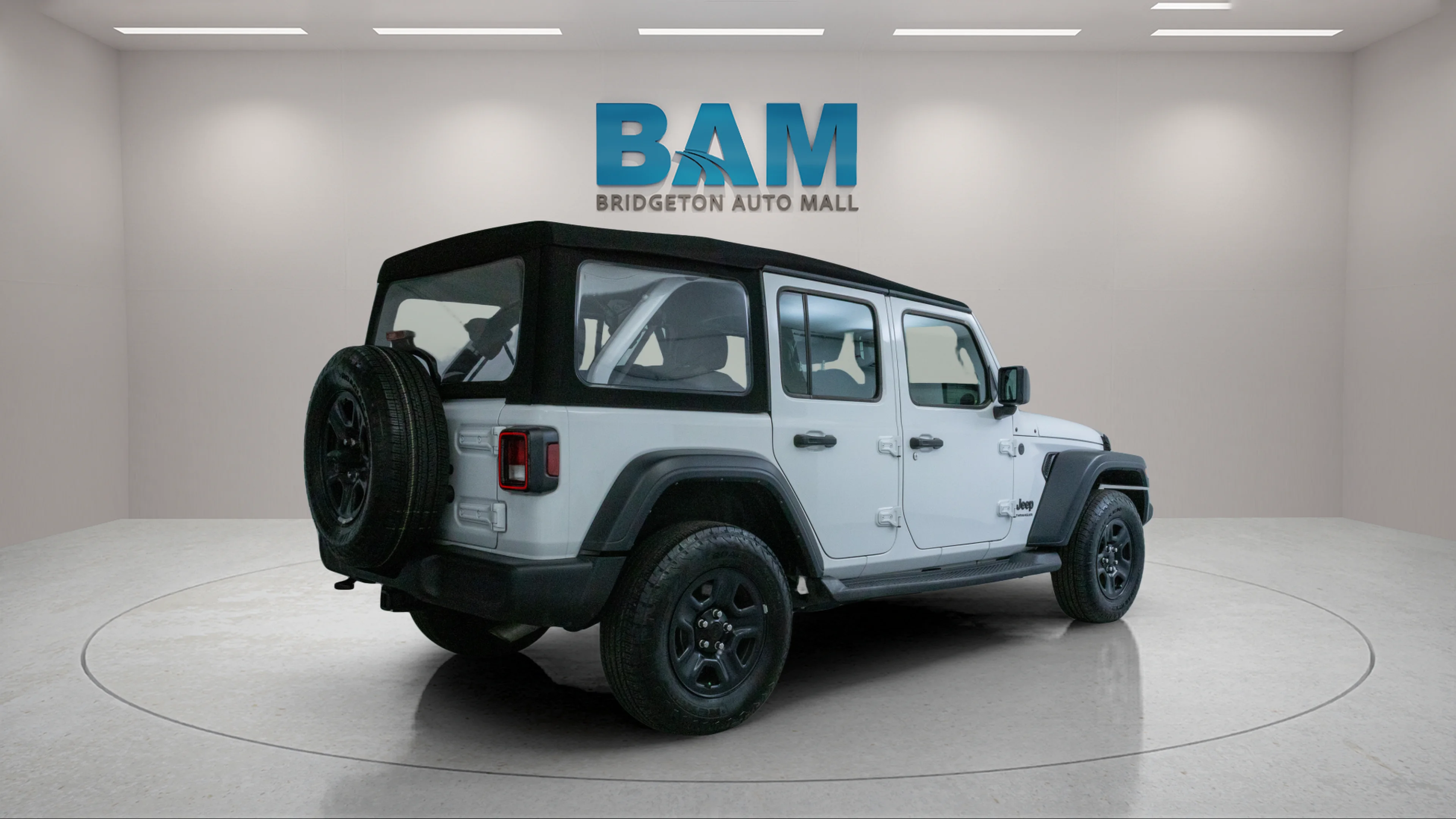 Used 2024 Bright White Clearcoat Jeep Sport image 7