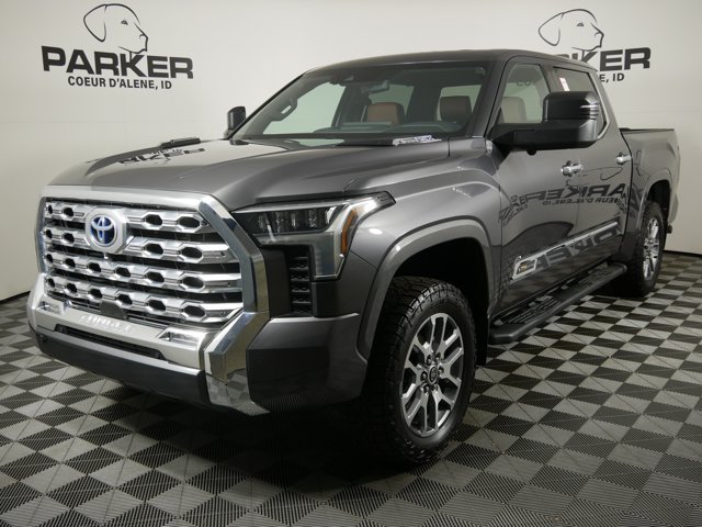 Used 2022 Magnetic Gray Metallic Toyota Crew Cab 1794 Edition Hybrid image 1
