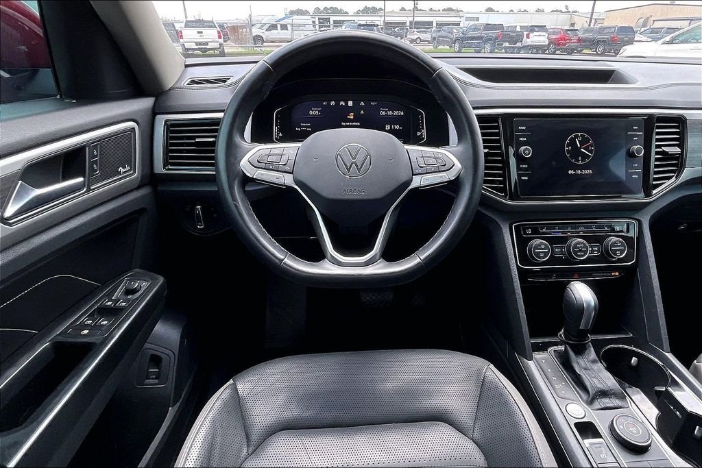 Certified Used 2021 Aurora Red Metallic Volkswagen SEL Premium image 8