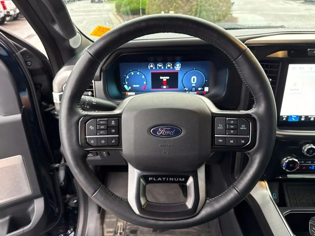 Used 2024 Antimatter Blue Metallic Ford Platinum image 14