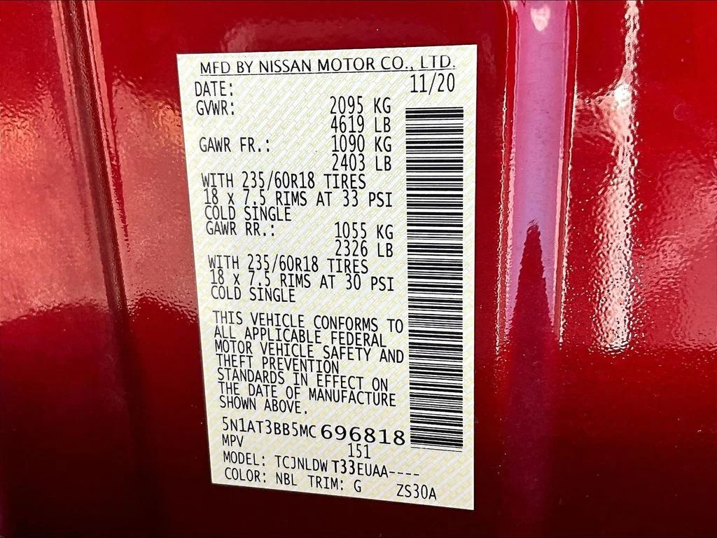 Used 2021 Red Nissan SV image 19