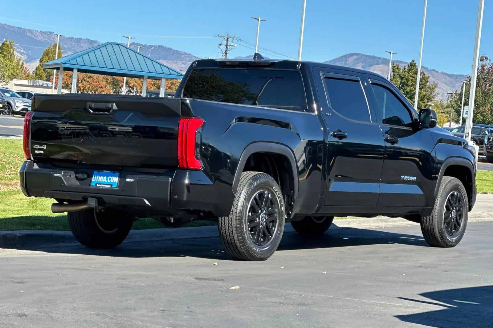 Certified Used 2024 Midnight Black Metallic Toyota SR5 image 2