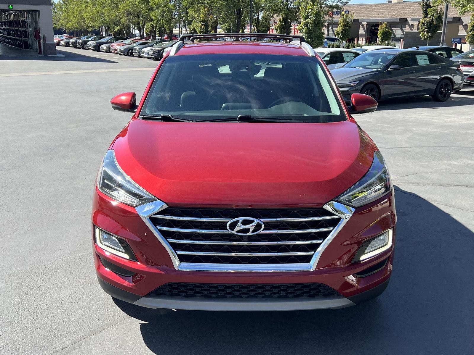Used 2021 Red Crimson Hyundai Limited image 3