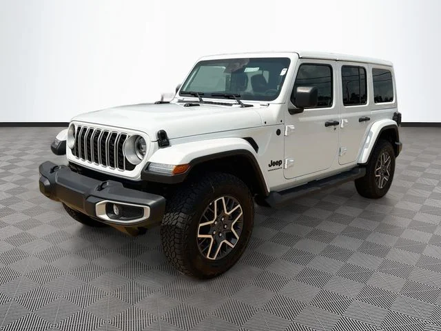 New 2026 Bright White Clear-Coat Exterior Paint Jeep Sahara image 3