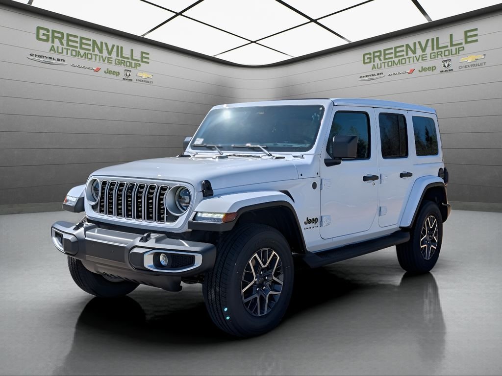 New 2026 Bright White Clear-Coat Exterior Paint Jeep Sahara image 1