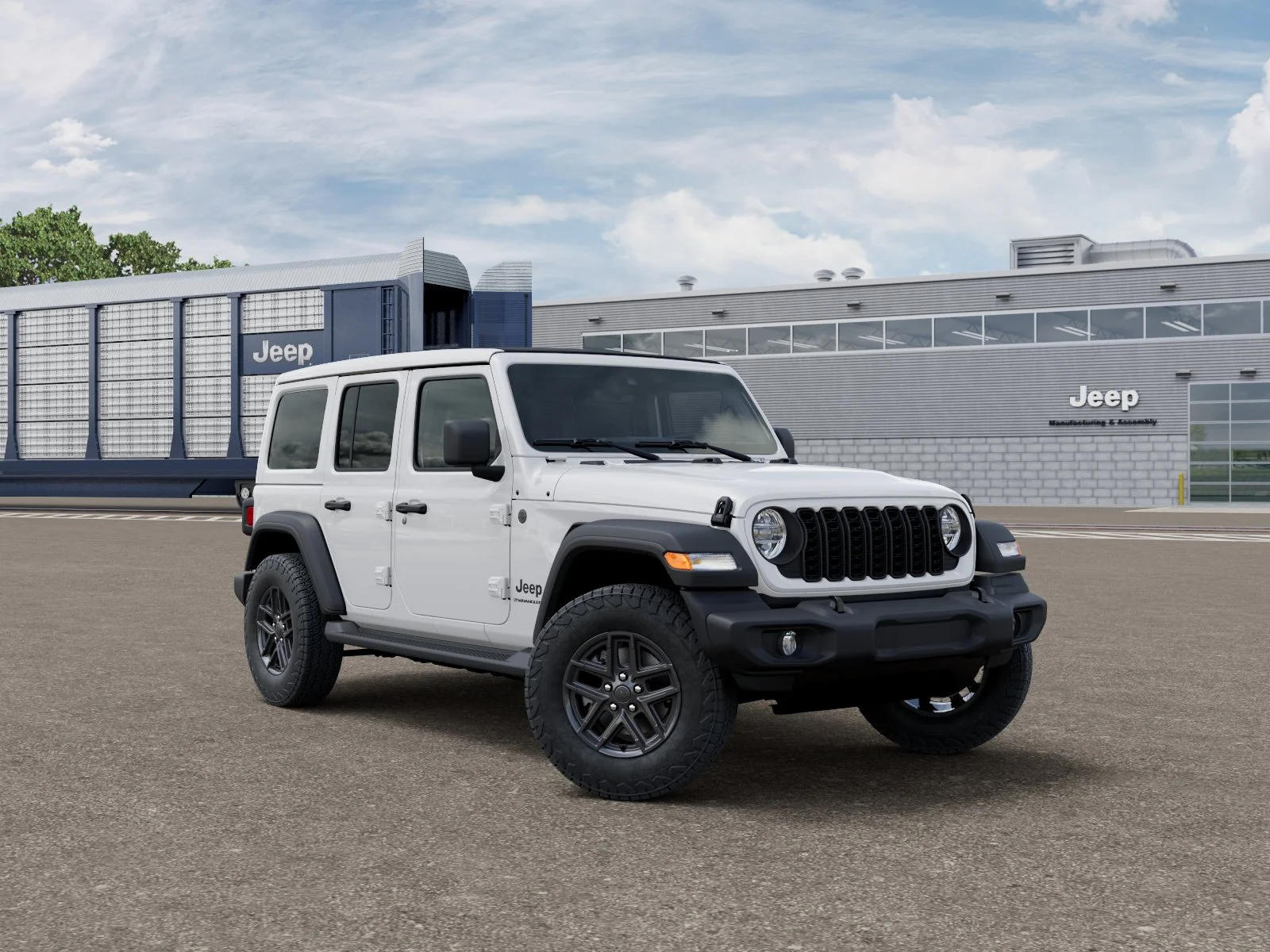 New 2026 Bright White Clearcoat Jeep Sport S image 32