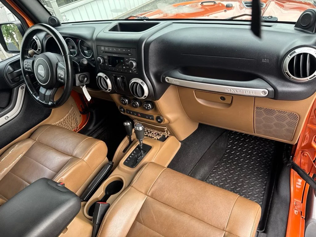 Used 2011 Orange Jeep Rubicon image 21