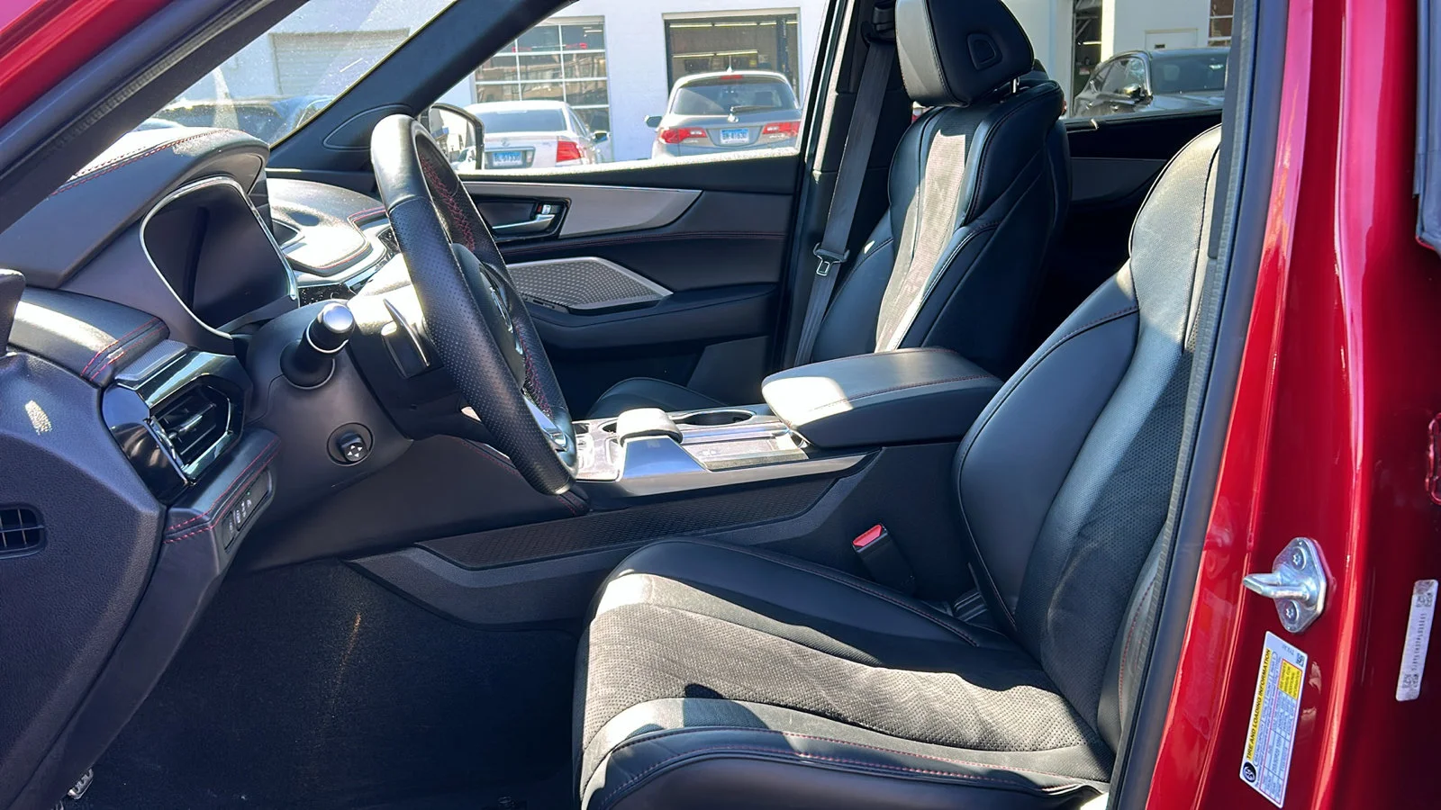 Certified Used 2023 Performance Red Pearl Acura SH-AWD with A-Spec Package image 37