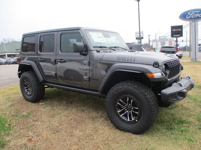 New 2025 Jeep Wrangler 4-Door Willys 4x4 Four-wheel Drive Sport Utility
