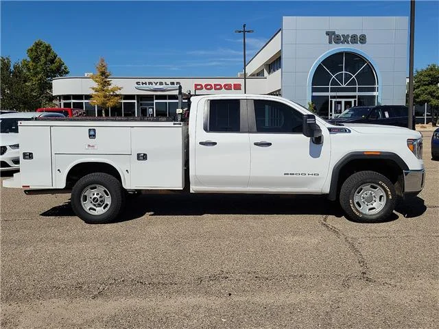Used 2022 Summit White GMC Pro 4x4 Double Cab 8 ft. box 162.5 in. WB image 5