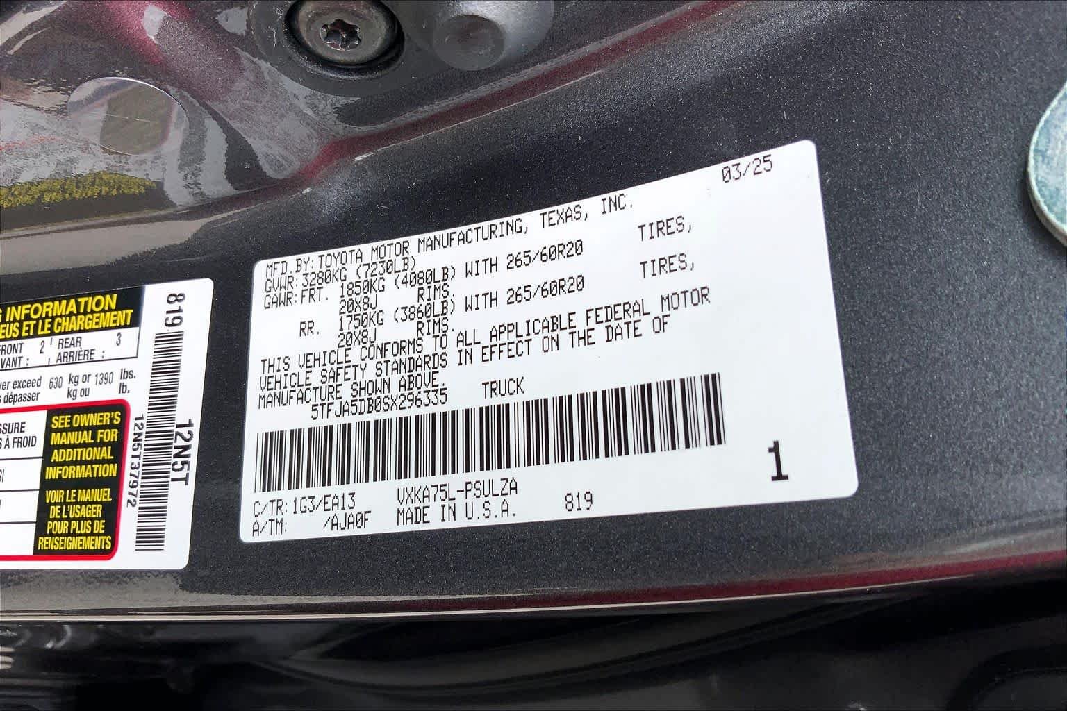 Used 2025 Magnetic Gray Metallic Toyota Limited image 33