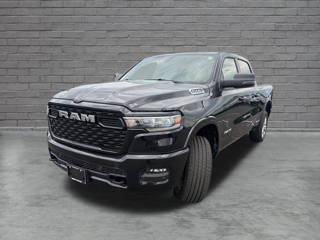 New 2026 Diamond Black Crystal Pearl-Coat Exterior Paint RAM Big Horn/Lone Star image 3