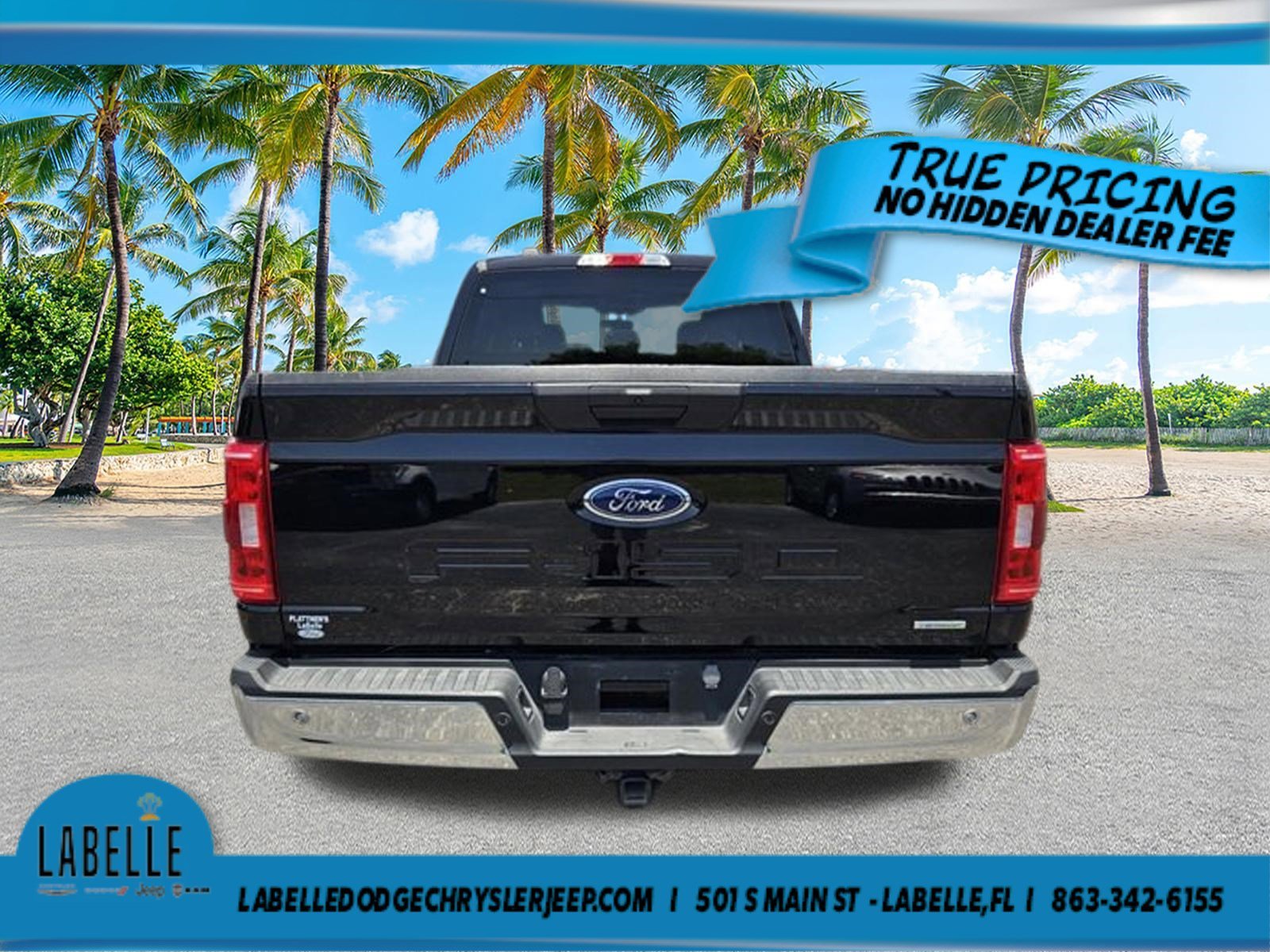Used 2023 Agate Black Metallic Ford XLT image 9