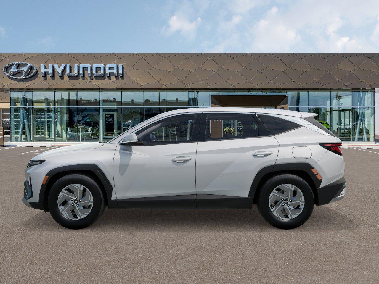 New 2026 Creamy White Pearl Hyundai Blue image 3