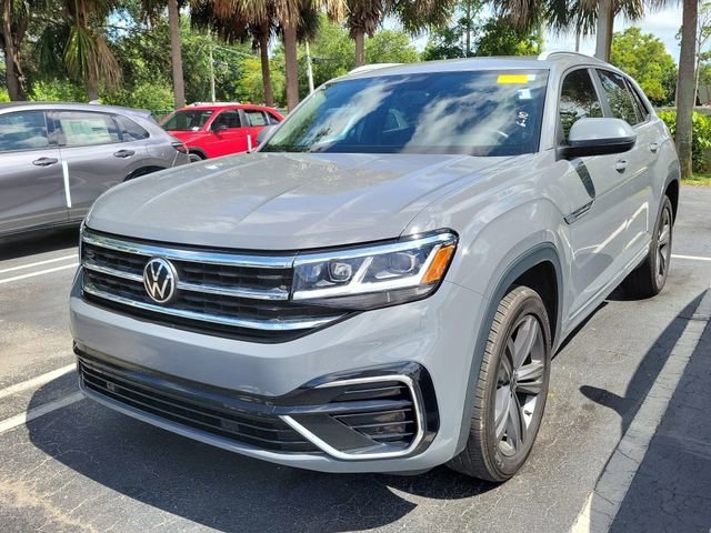 Used 2021 Gray Volkswagen 3.6L V6 SE w/Technology R-Line image 3