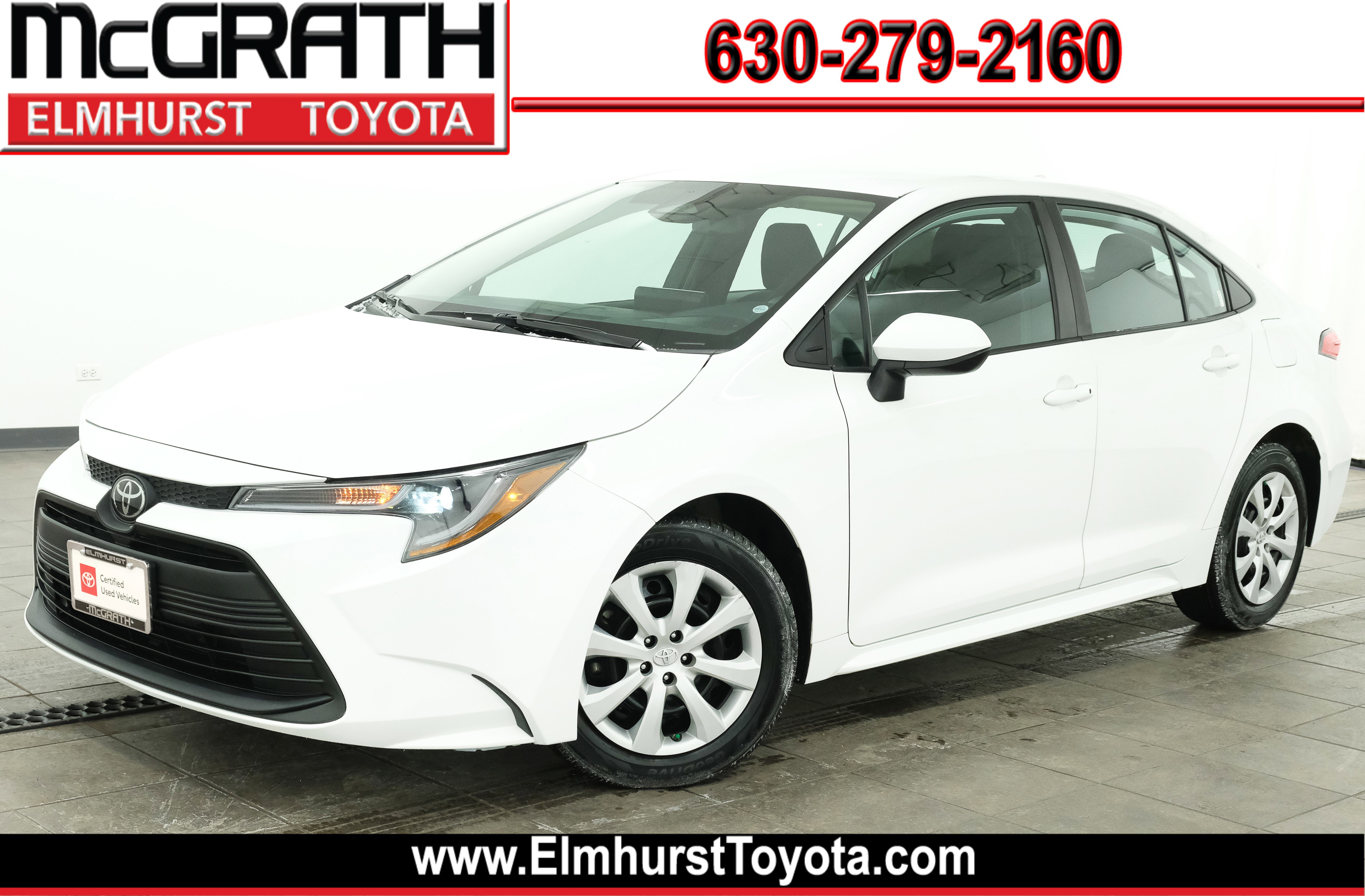 Ice Cap 2023 Toyota Corolla LE FWD Sedan Front-Wheel Drive 10-Speed CVT