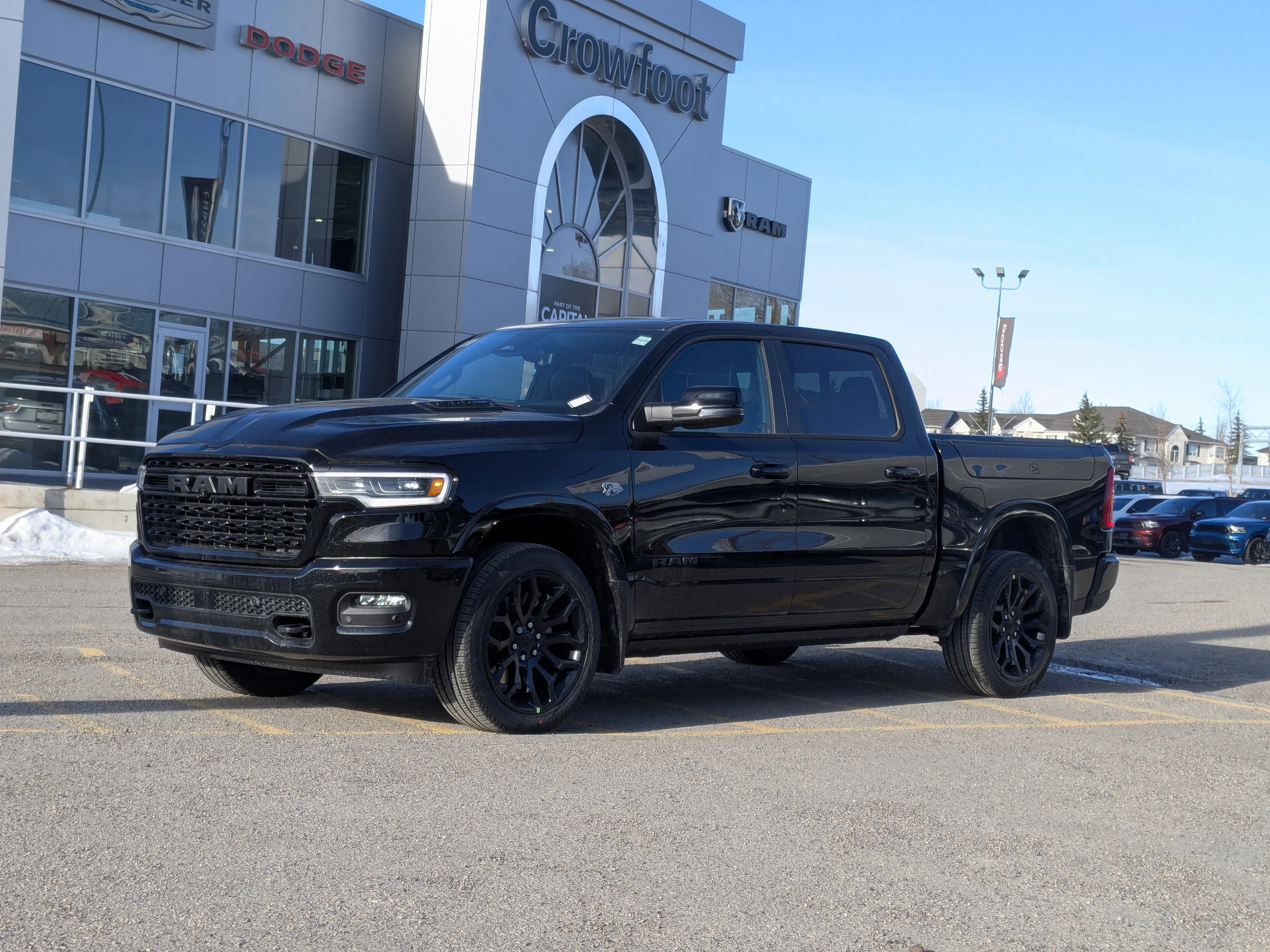 New 2026 Black RAM Limited - - Night Edition - Limited Level A Equip Grp - Dual?Pane Panoramic Sunroof - 5.7L HEMI V8 e image 2