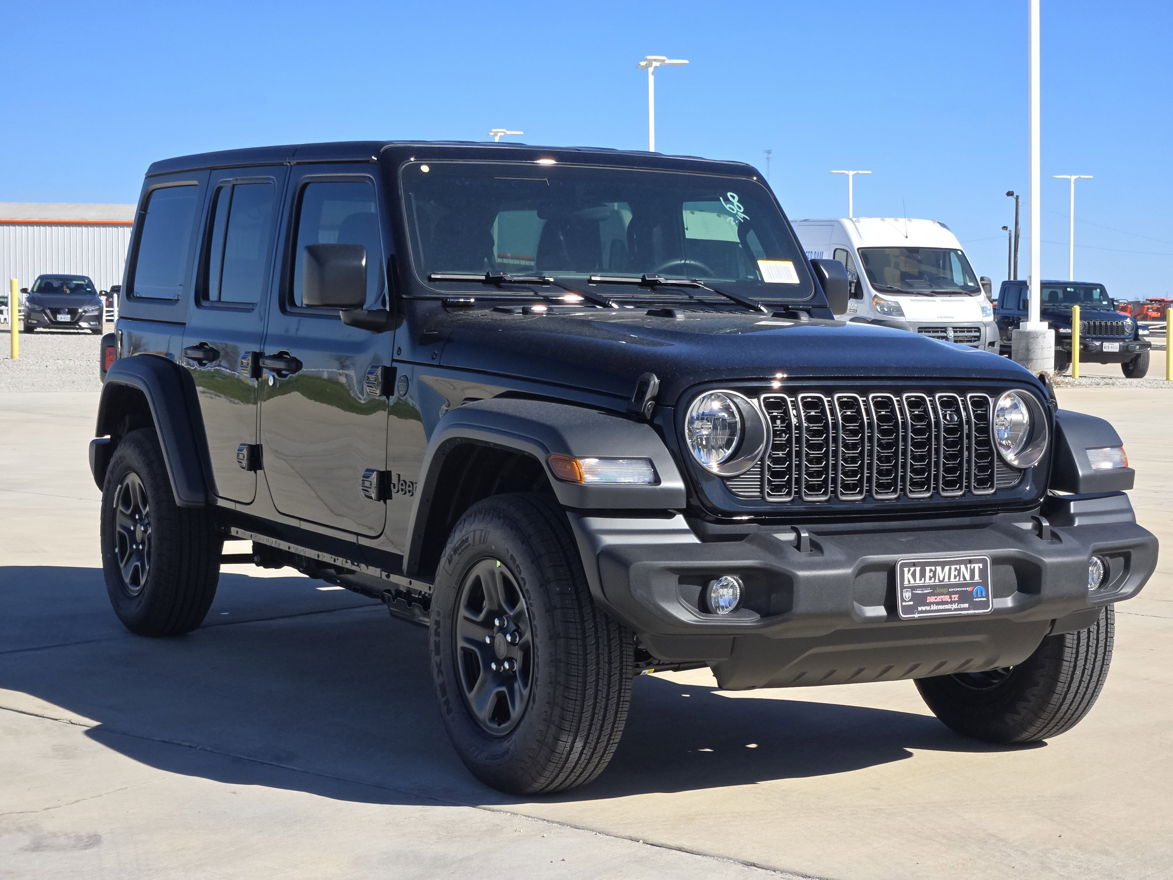 New 2026 Black Clearcoat Jeep Sport image 3