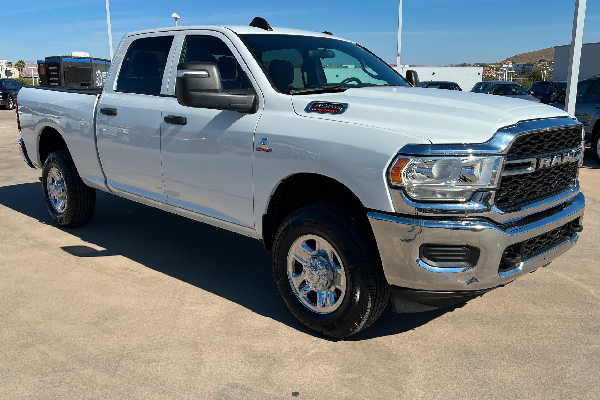 Used 2024 Bright White Clearcoat Ram Tradesman image 8