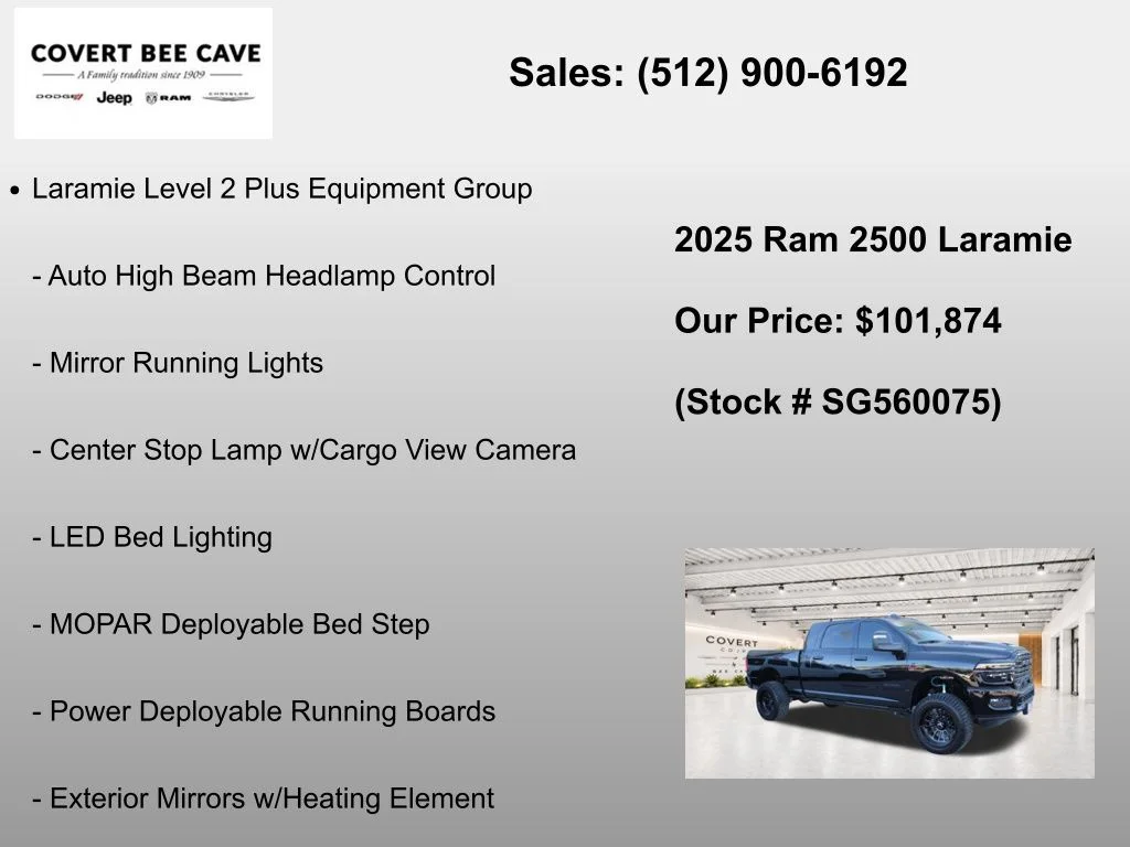 New 2025 Diamond Black Crystal Pearl-Coat Exterior Paint RAM Laramie image 25