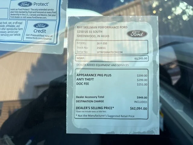 New 2026 Agate Black Metallic Ford F-350® XL image 2