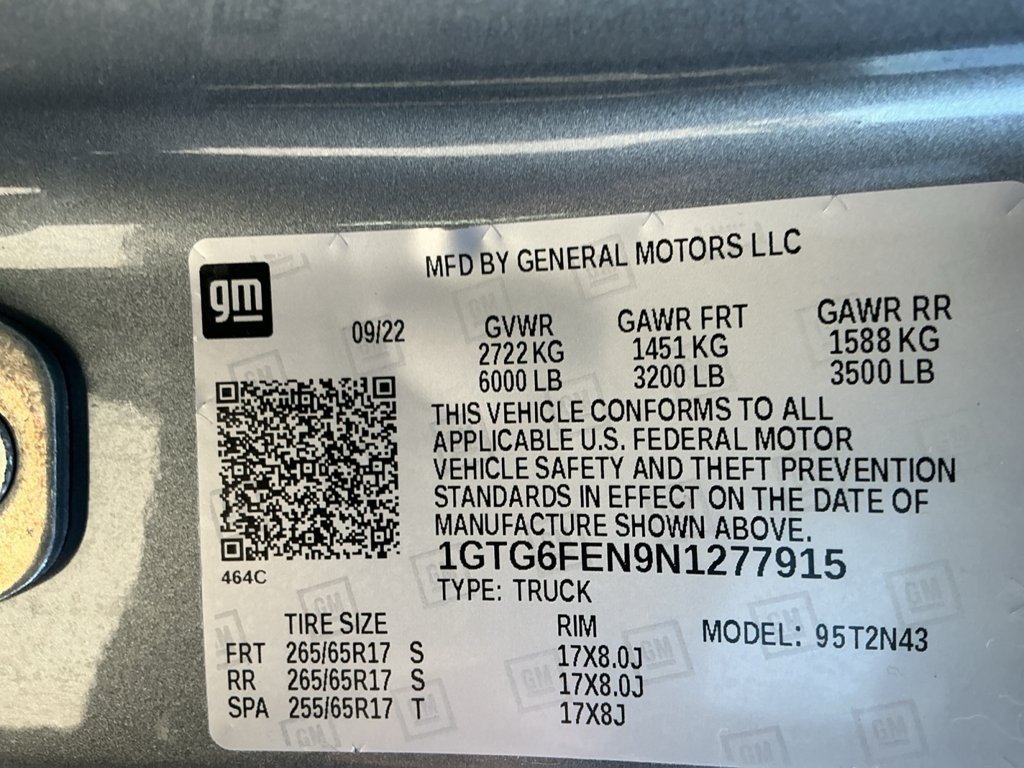 Certified Used 2022 Gray GMC AT4 w/Cloth image 31