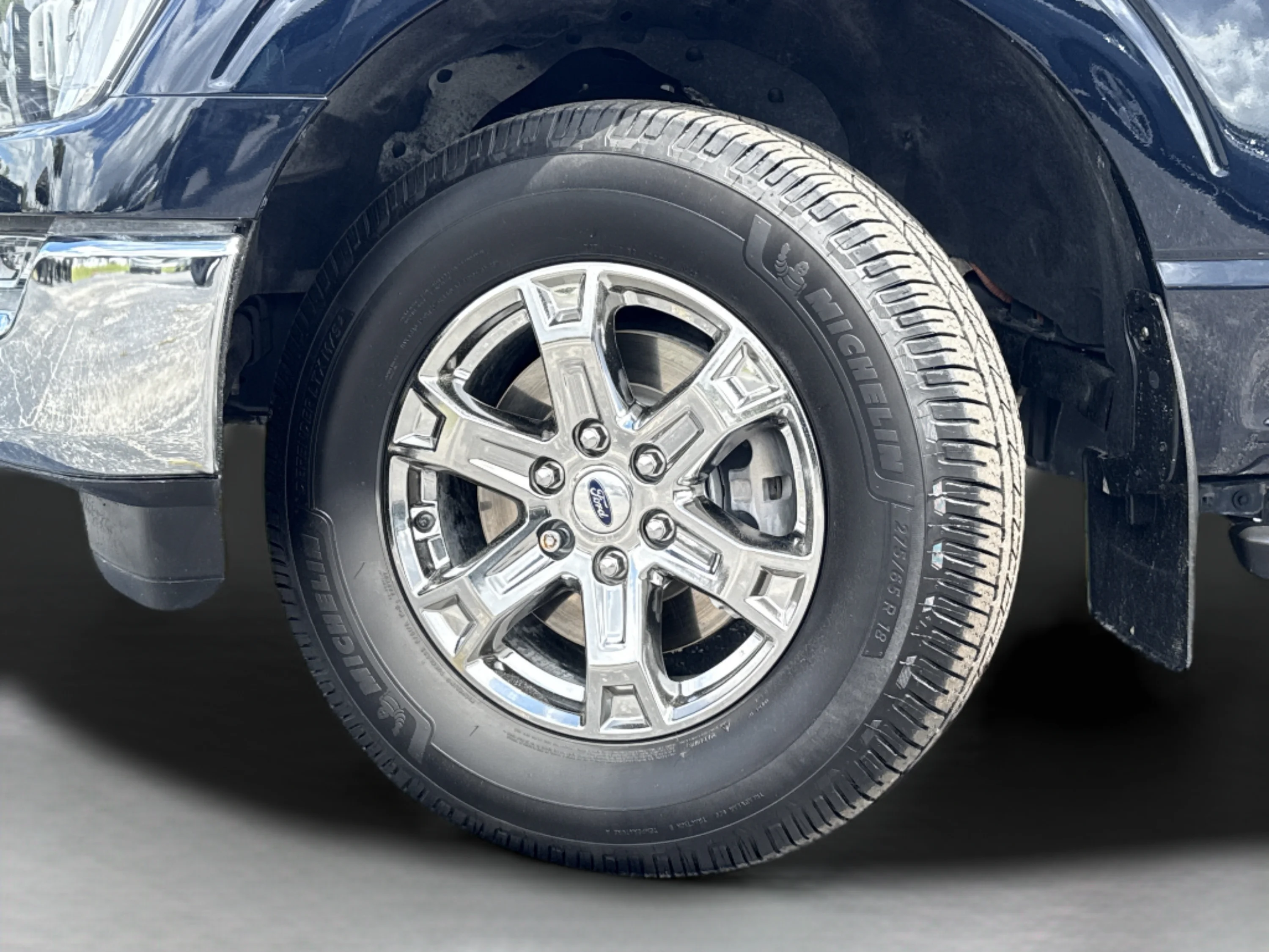 Used 2021 Antimatter Blue Metallic Ford XLT image 50