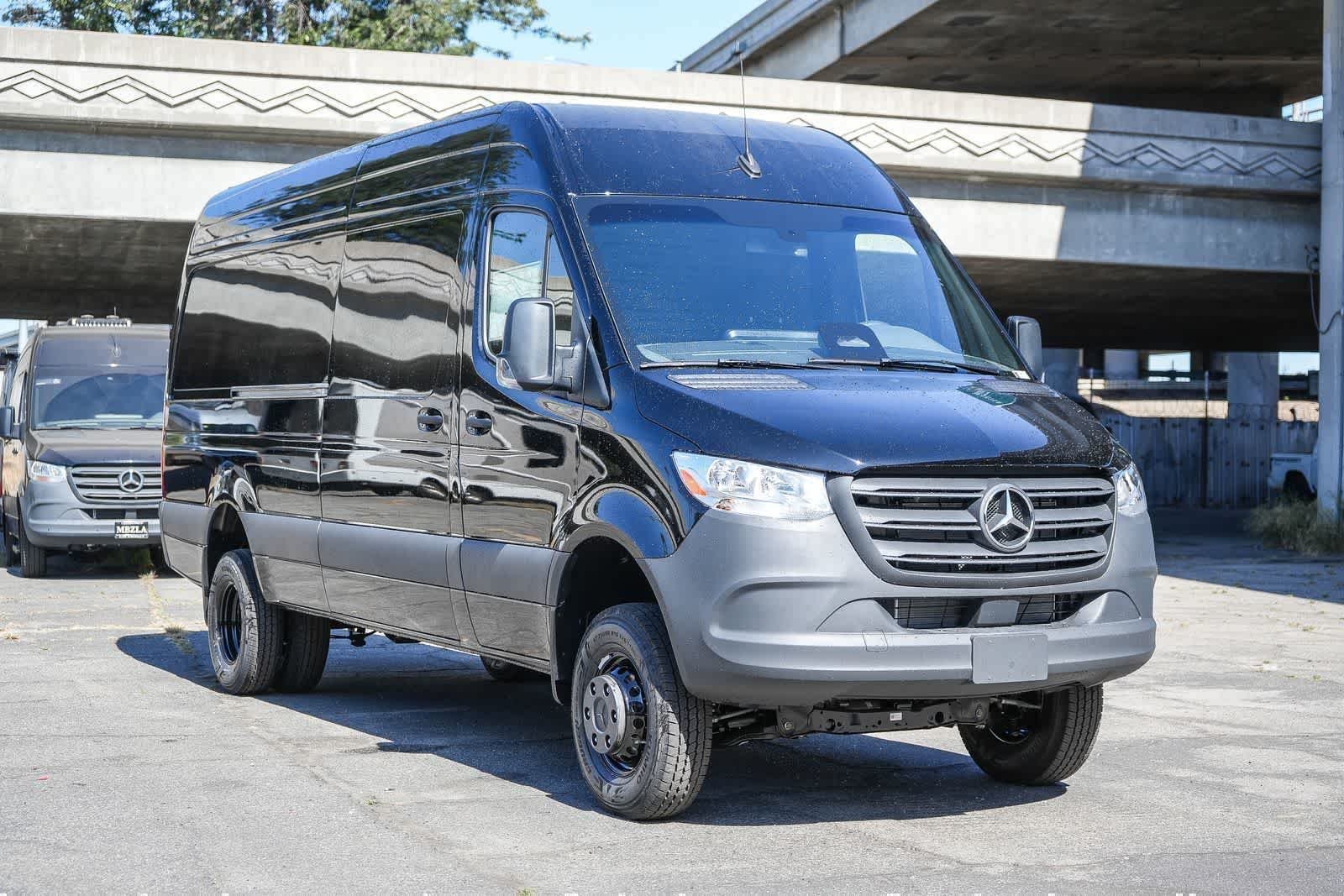 New 2026 Jet Black Mercedes-Benz Cargo 170WB High Roof Dually AWD 2.0L I4 Diesel Tu image 3